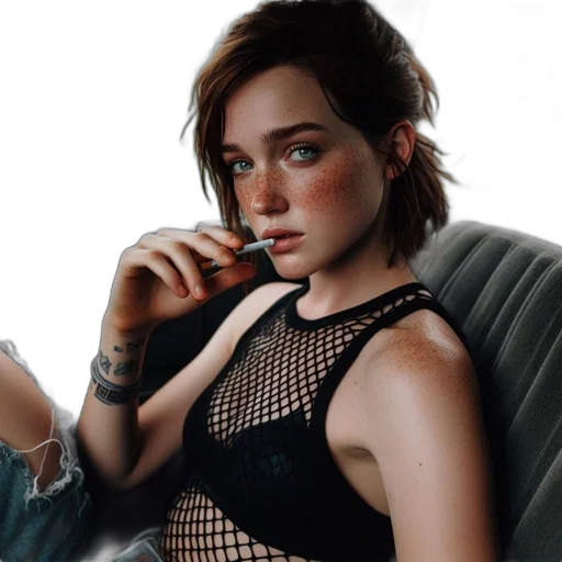 dress, jewelry, photorealistic, cyberpunk transparent PNG cut-out