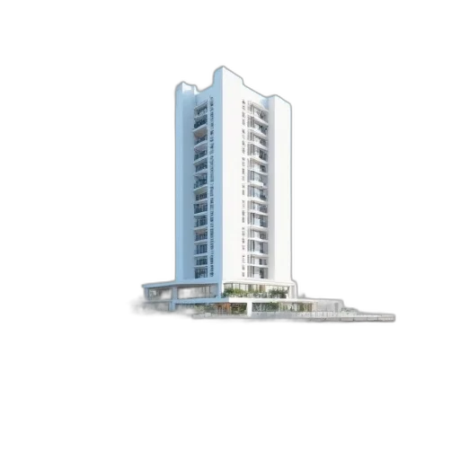 building, 3d render, photorealistic, concept art transparent PNG cut-out