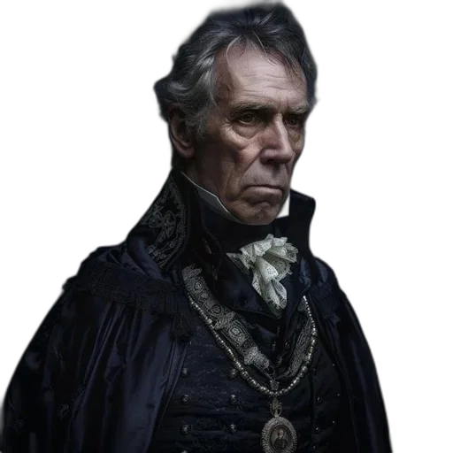 face, staff, crown, jacket transparent PNG cut-out