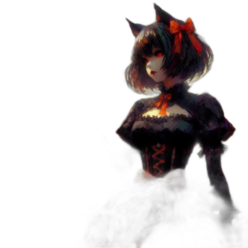 mask, dress, crown, staff transparent PNG cut-out