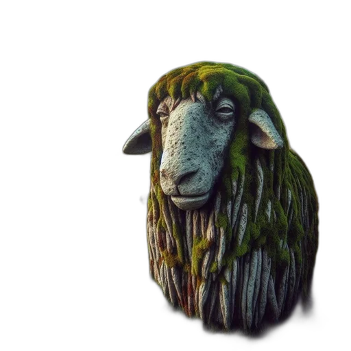 animal, creature, mask, hair transparent PNG cut-out