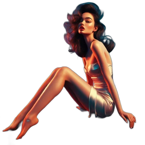 dress, concept art, fantasy art, photorealistic transparent PNG cut-out