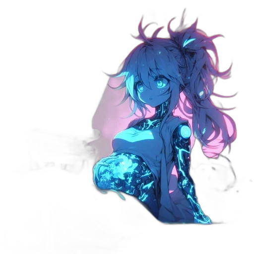 dress, creature, dragon, staff transparent PNG cut-out