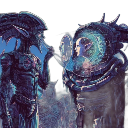 robot, mask, creature, face transparent PNG cut-out