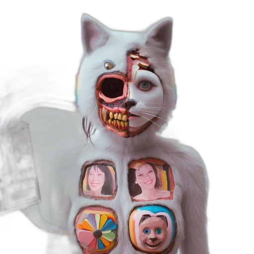mask, face, creature, animal transparent PNG cut-out