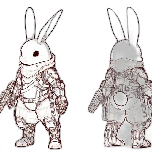 concept art, 3d render, cyberpunk, pixel art transparent PNG cut-out