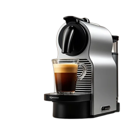 3d render, promotional, advertisement, nespresso transparent PNG cut-out