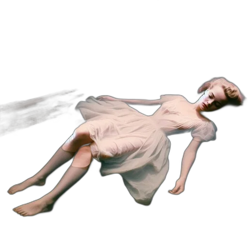dress, mask, staff, creature transparent PNG cut-out