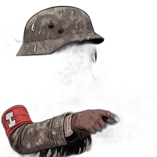 hat, umbrella, weapon, jacket transparent PNG cut-out