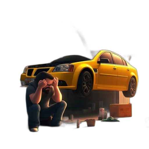 car, robot, shoes, furniture transparent PNG cut-out