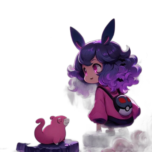 dress, creature, concept art, pixel art transparent PNG cut-out
