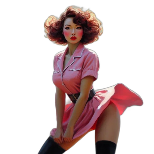 dress, staff, photorealistic, concept art transparent PNG cut-out