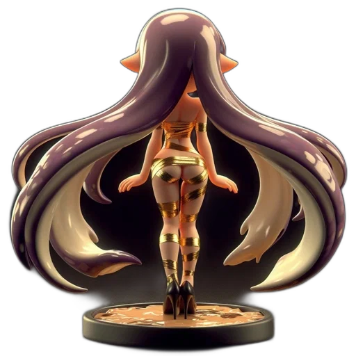 crown, hair, concept art, 3d render transparent PNG cut-out