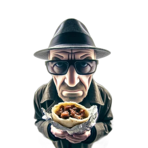 food, jacket, robot, hat transparent PNG cut-out