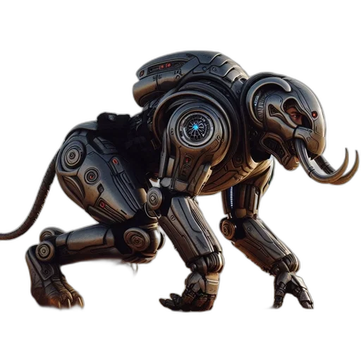 robot, animal, creature, weapon transparent PNG cut-out