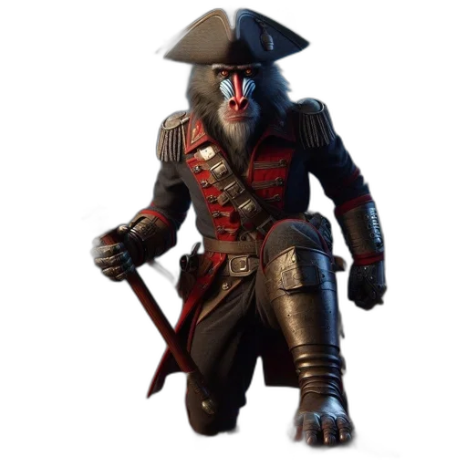 mask, weapon, jacket, staff transparent PNG cut-out