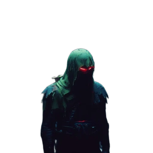mask, jacket, creature, face transparent PNG cut-out