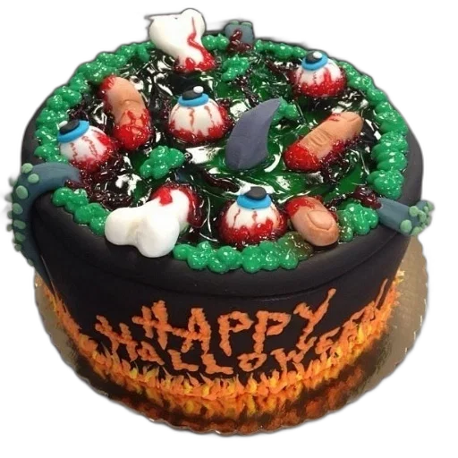 food, crown, 3d render, halloween transparent PNG cut-out
