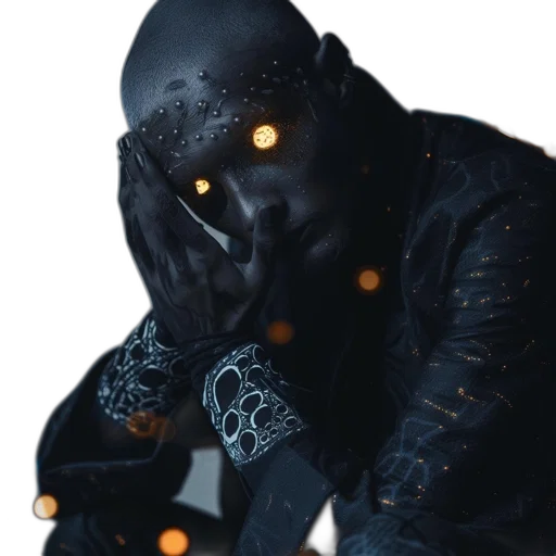 mask, creature, jacket, face transparent PNG cut-out