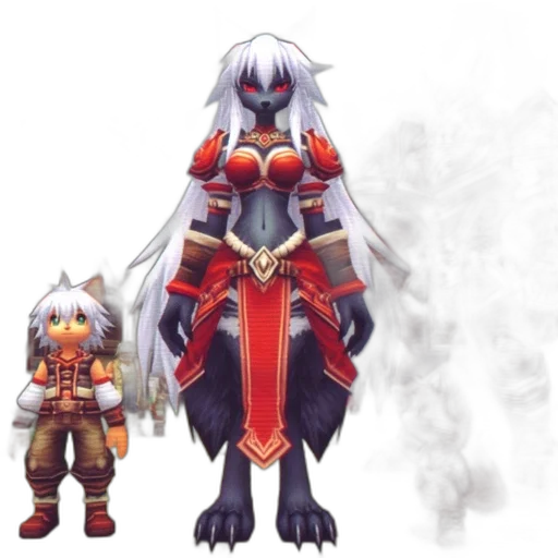 concept art, fantasy art, pixel art, 3d render transparent PNG cut-out
