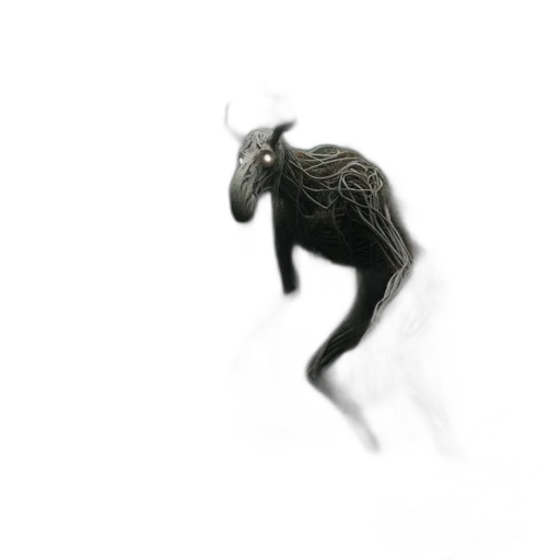 creature, dragon, animal, hair transparent PNG cut-out