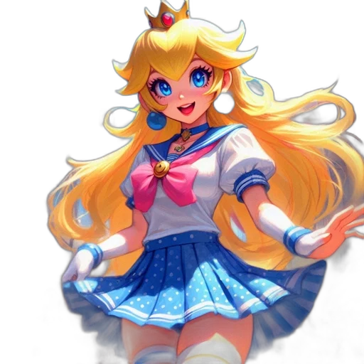 dress, crown, staff, face transparent PNG cut-out