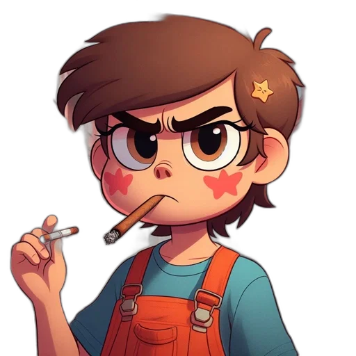 staff, face, pixel art, cartoon transparent PNG cut-out