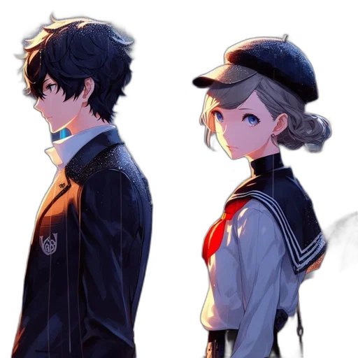 jacket, hat, staff, crown transparent PNG cut-out