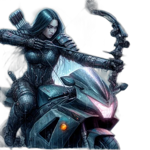 weapon, concept art, comic book art, fantasy art transparent PNG cut-out