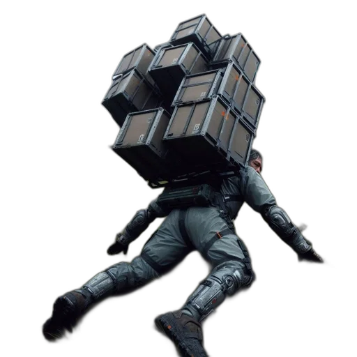 robot, jacket, creature, furniture transparent PNG cut-out