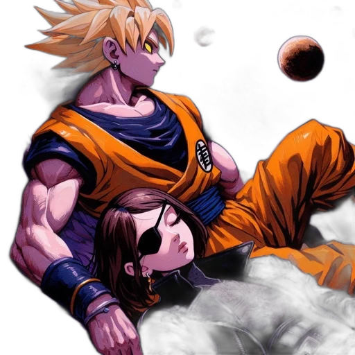 comic book art, concept art, fantasy art, anime transparent PNG cut-out
