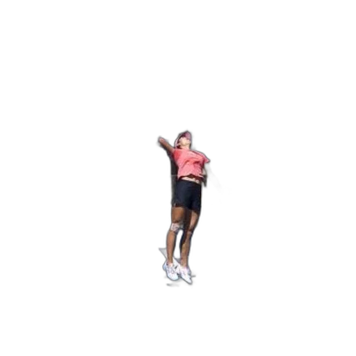 staff, 3d render, tennis, player transparent PNG cut-out