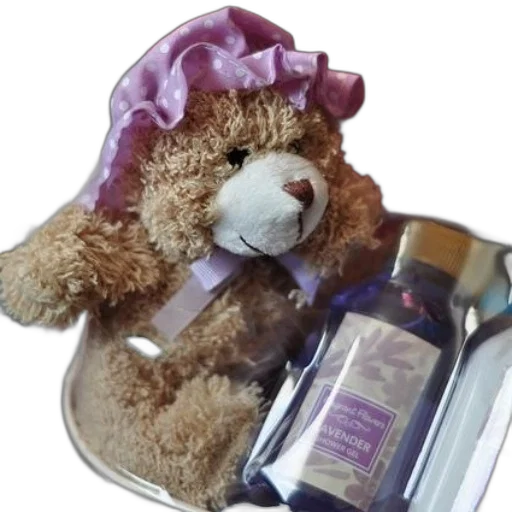 bottle, crown, cozy, teddy transparent PNG cut-out