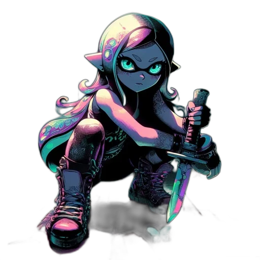 weapon, staff, robot, sword transparent PNG cut-out