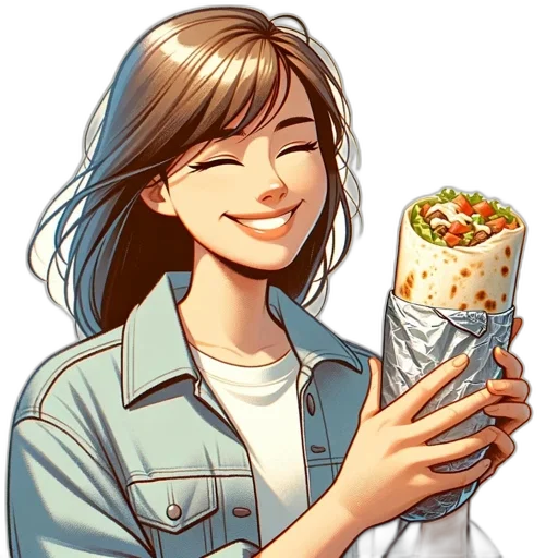 food, staff, pixel art, cartoon transparent PNG cut-out
