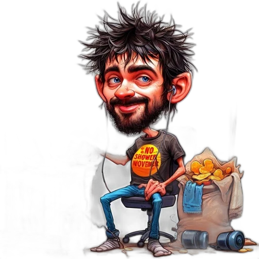 concept art, cartoon, comic book art, fantasy art transparent PNG cut-out