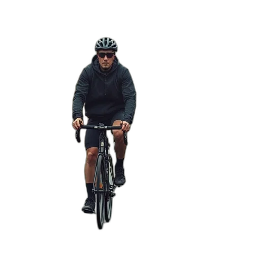 jacket, biker, road, bicycle transparent PNG cut-out