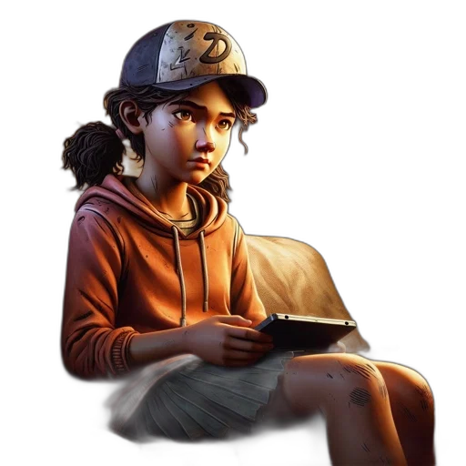 hat, face, concept art, photorealistic transparent PNG cut-out