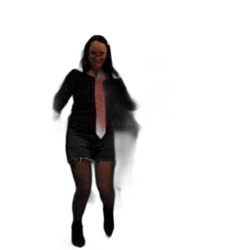 jacket, dress, staff, 3d render transparent PNG cut-out