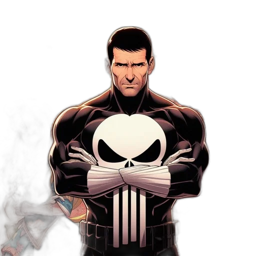 jacket, mask, comic book art, concept art transparent PNG cut-out