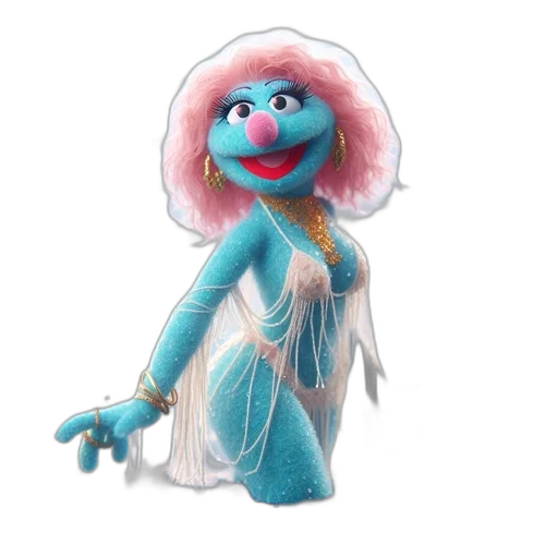 dress, staff, creature, jewelry transparent PNG cut-out