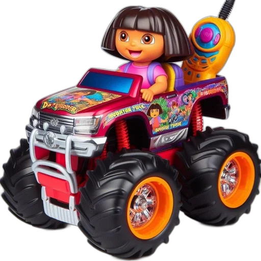 car, robot, 3d render, toy transparent PNG cut-out