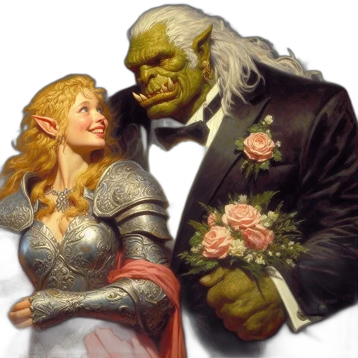 concept art, fantasy art, comic book art, photorealistic transparent PNG cut-out