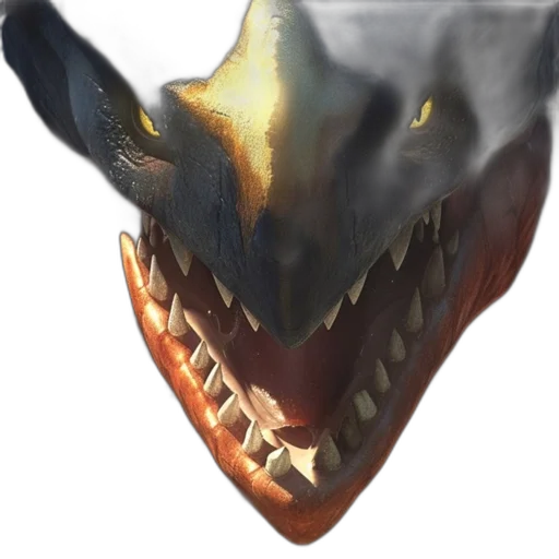 dragon, creature, mask, animal transparent PNG cut-out