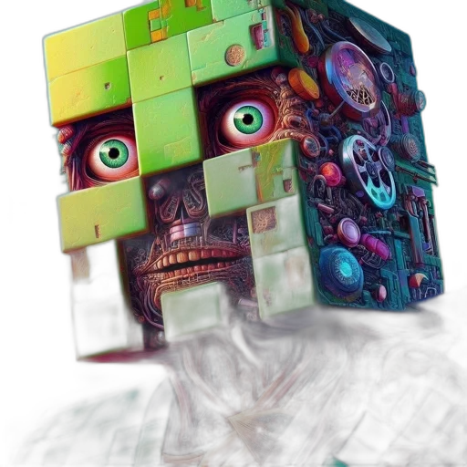 robot, mask, face, creature transparent PNG cut-out