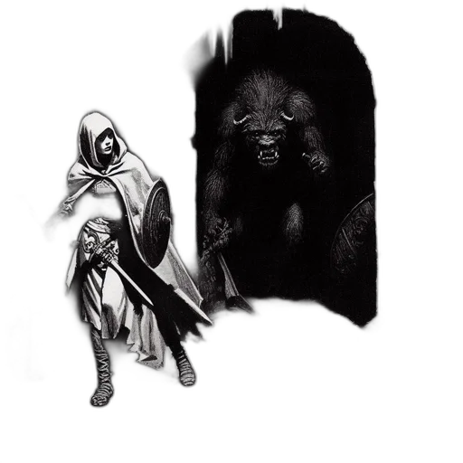 animal, creature, mask, concept art transparent PNG cut-out