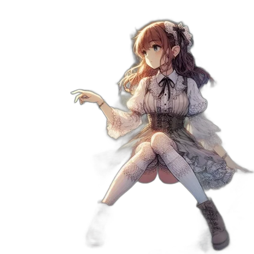 dress, staff, crown, weapon transparent PNG cut-out