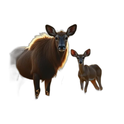 animal, creature, crown, staff transparent PNG cut-out