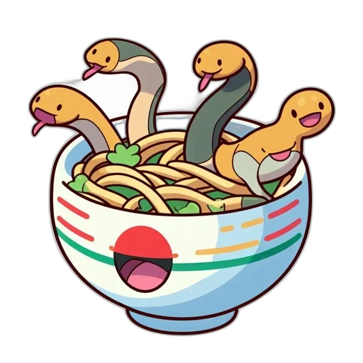 food, pixel art, concept art, vaporwave transparent PNG cut-out