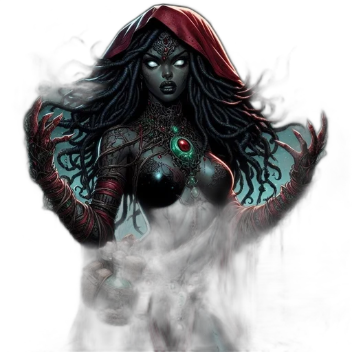dress, fantasy art, comic book art, concept art transparent PNG cut-out